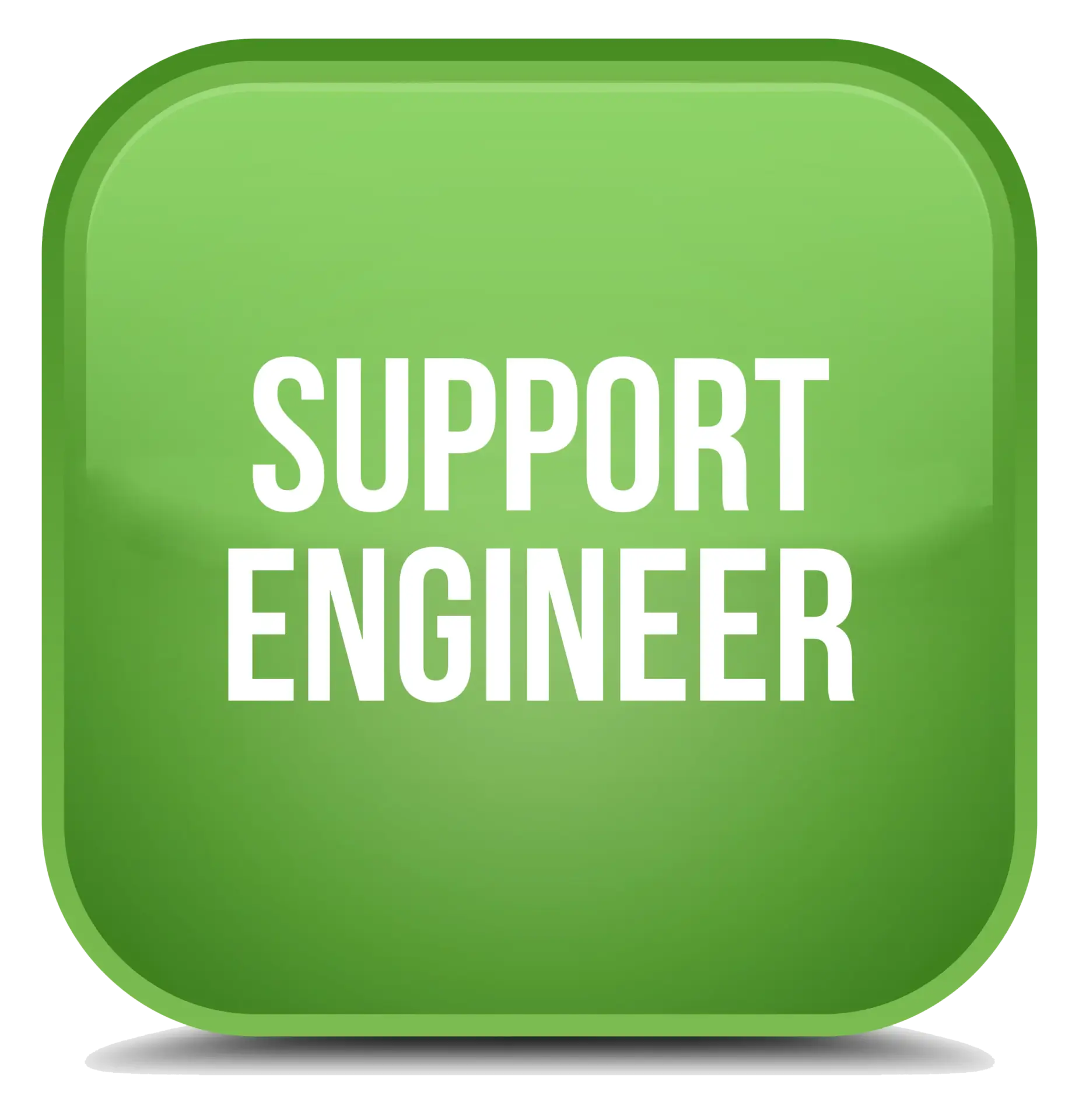 green button with white letters Support Engineer indicating IT Enabled is hiring for Support Engineers
