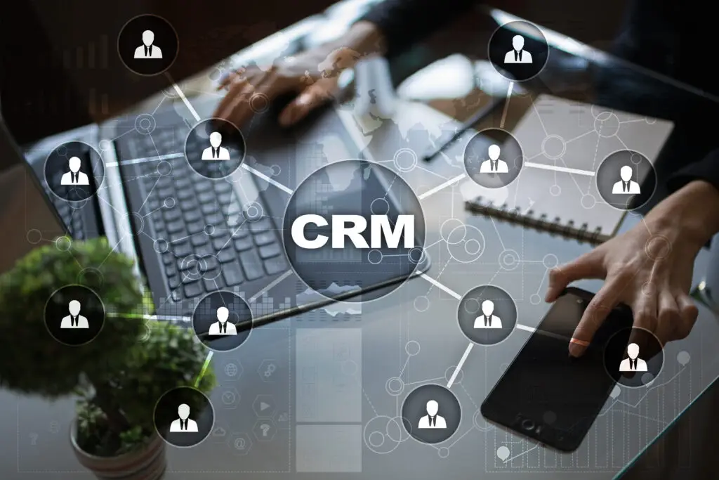 CRM. Customer relationship management concept. Customer service and relationship.